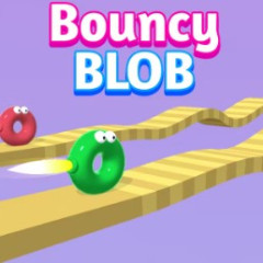 Bouncy Blob Race: Obstacle Course